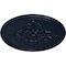 Ekena Millwork Milton Ceiling Medallion (Fits Canopies up to 7 7/8"), 40 5/8"OD x 1 3/4"P, Midnight Dream CM40MIMDF - alternate 2